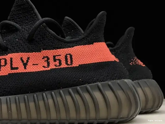 hype Adidas V2 Black Yeezy Core BY9612 350 Boost Red 0326